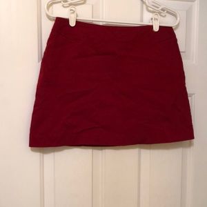 Express - Like New Red Mini Skirt - size 9/10